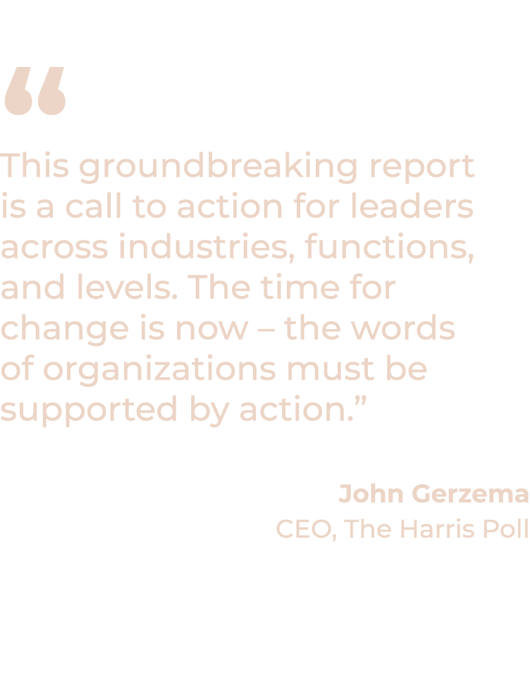   This groundbreaking report is a call to action for leaders across industries, functions, and levels  The time for c   