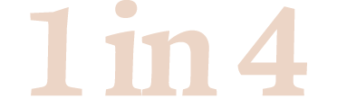1 in 4