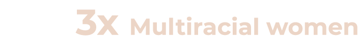 3x Multiracial women