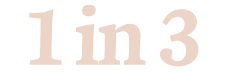 1 in 3
